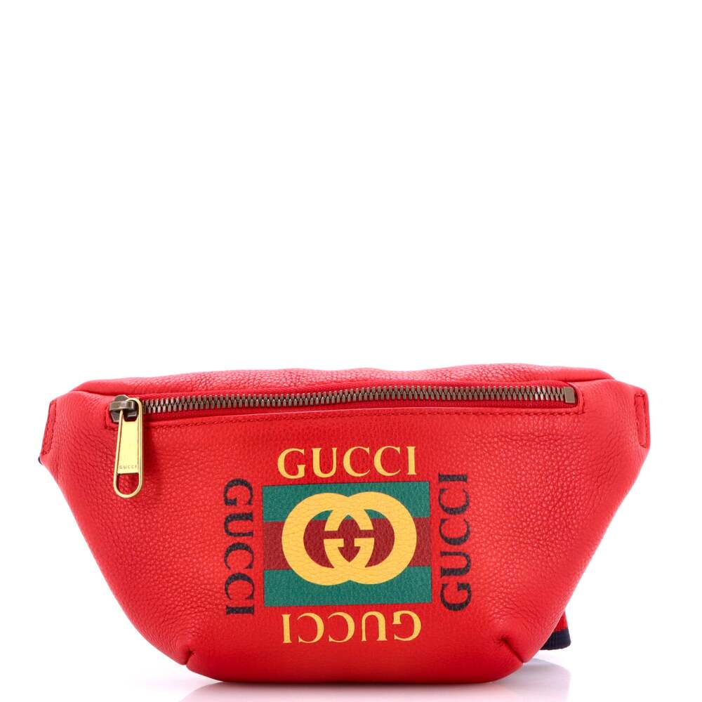 Gucci Logo Belt Bag Printed Leather #364274G77B